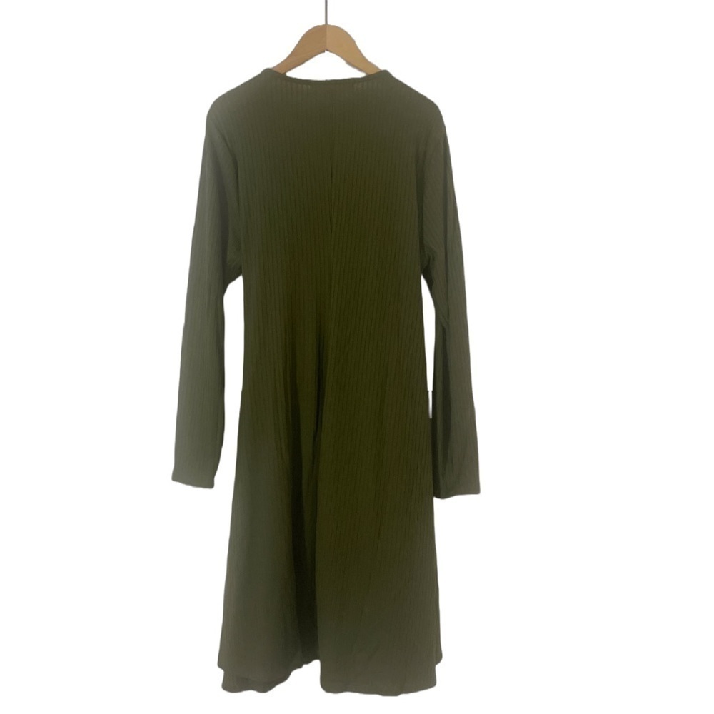 Socialite Ribbed Wrap Dress - Picture 2 of 4